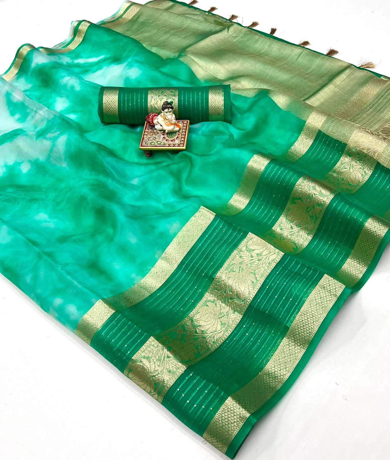 YNF ORGANZA RAR RICH WHOLESALE SAREES MANUFACTURER